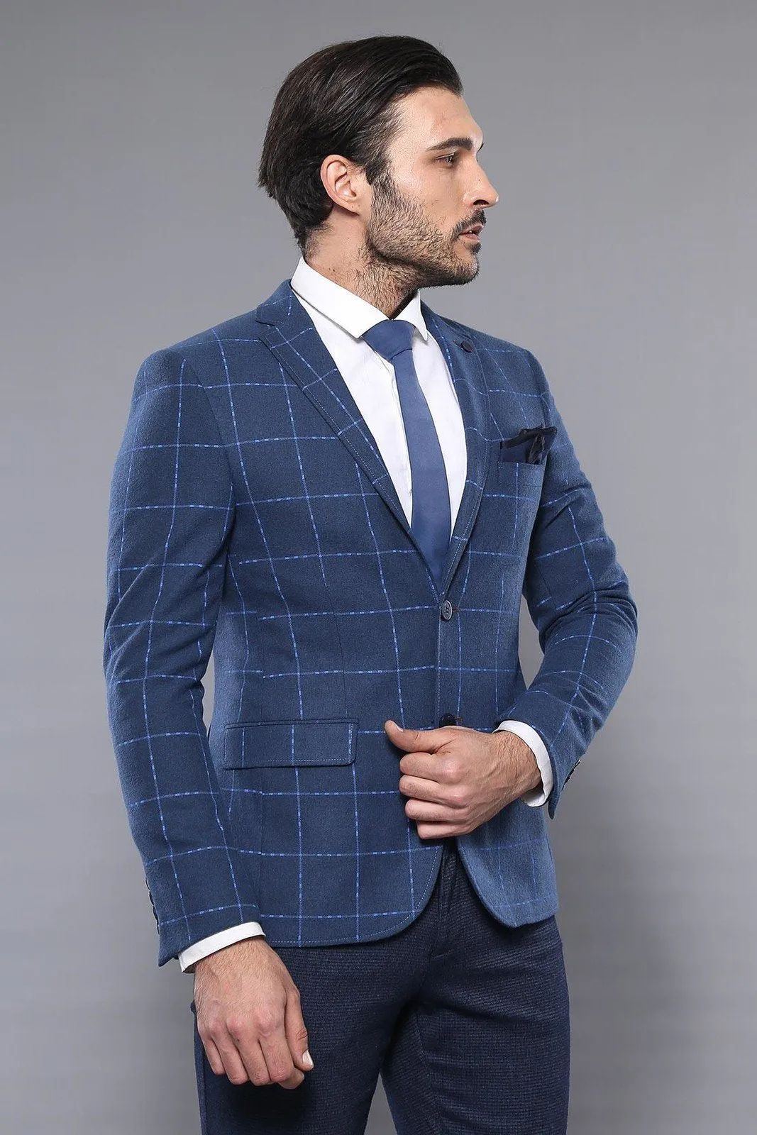 15452 Navy Blue Blazer Jacket