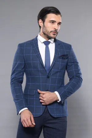 15452 Navy Blue Blazer Jacket