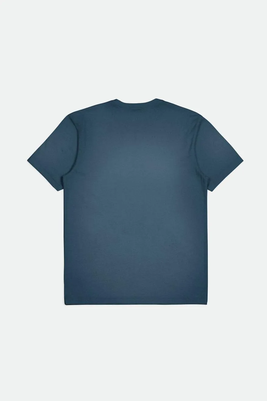 Alpha Line S/S Relaxed Tee - Indie Teal