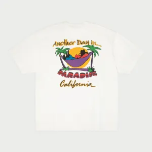 Another Day In Paradise Pocket Tee (White)