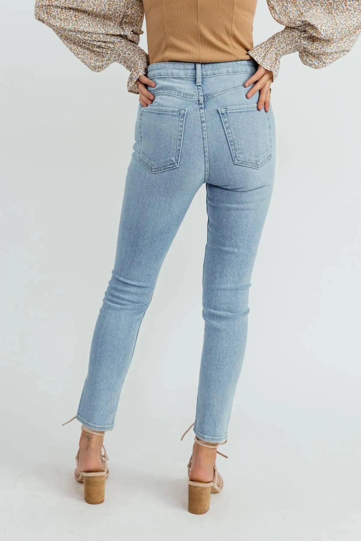 Ashby Light Wash Skinny Jeans - Final Sale