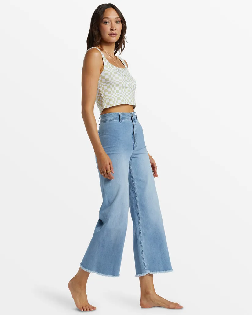 BILLABONG Free Fall Wide-Leg Denim Pant - More Colors Available