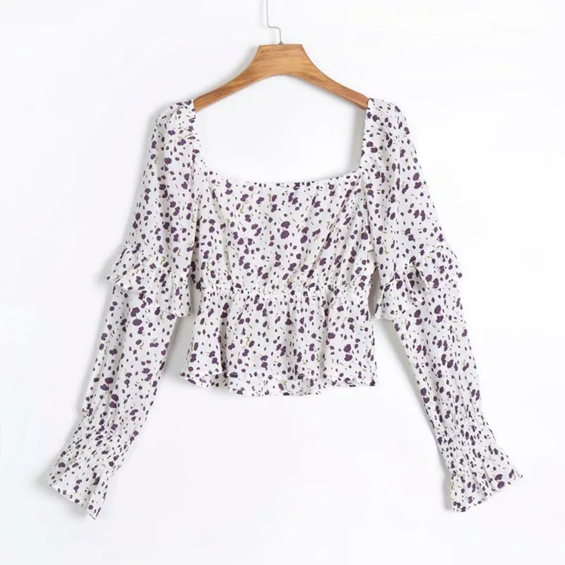 Blossom Square Neck Shirt