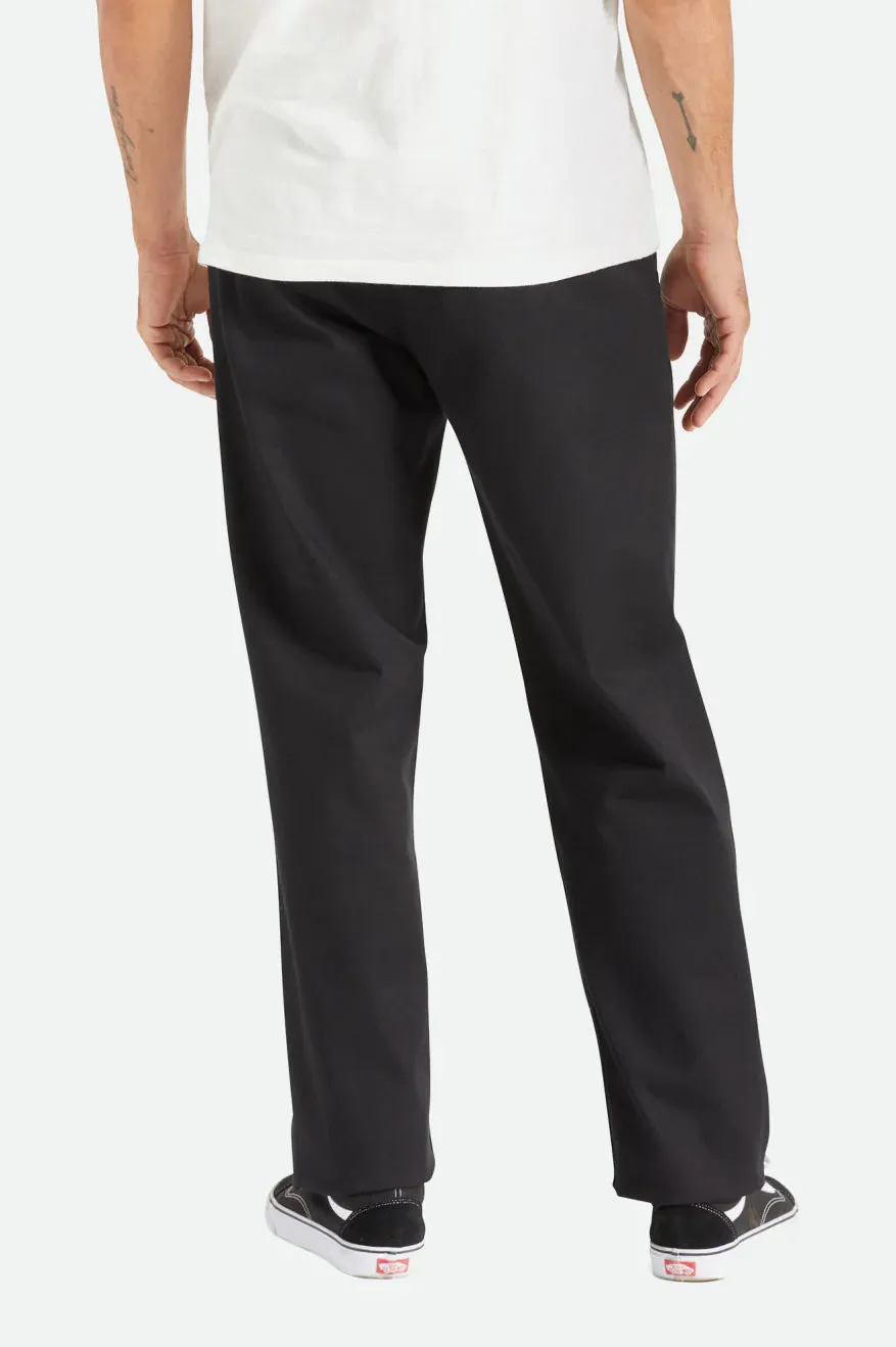 BRIXTON Choice Chino Relaxed Pant Black