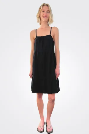 Cami Tiered Dress - Black