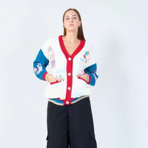 Candy-themed embroidered cardigan wholesale