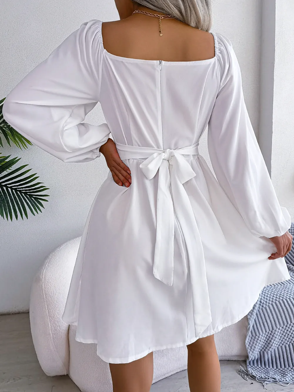 Casual Long Sleeves Short Daily Dresses