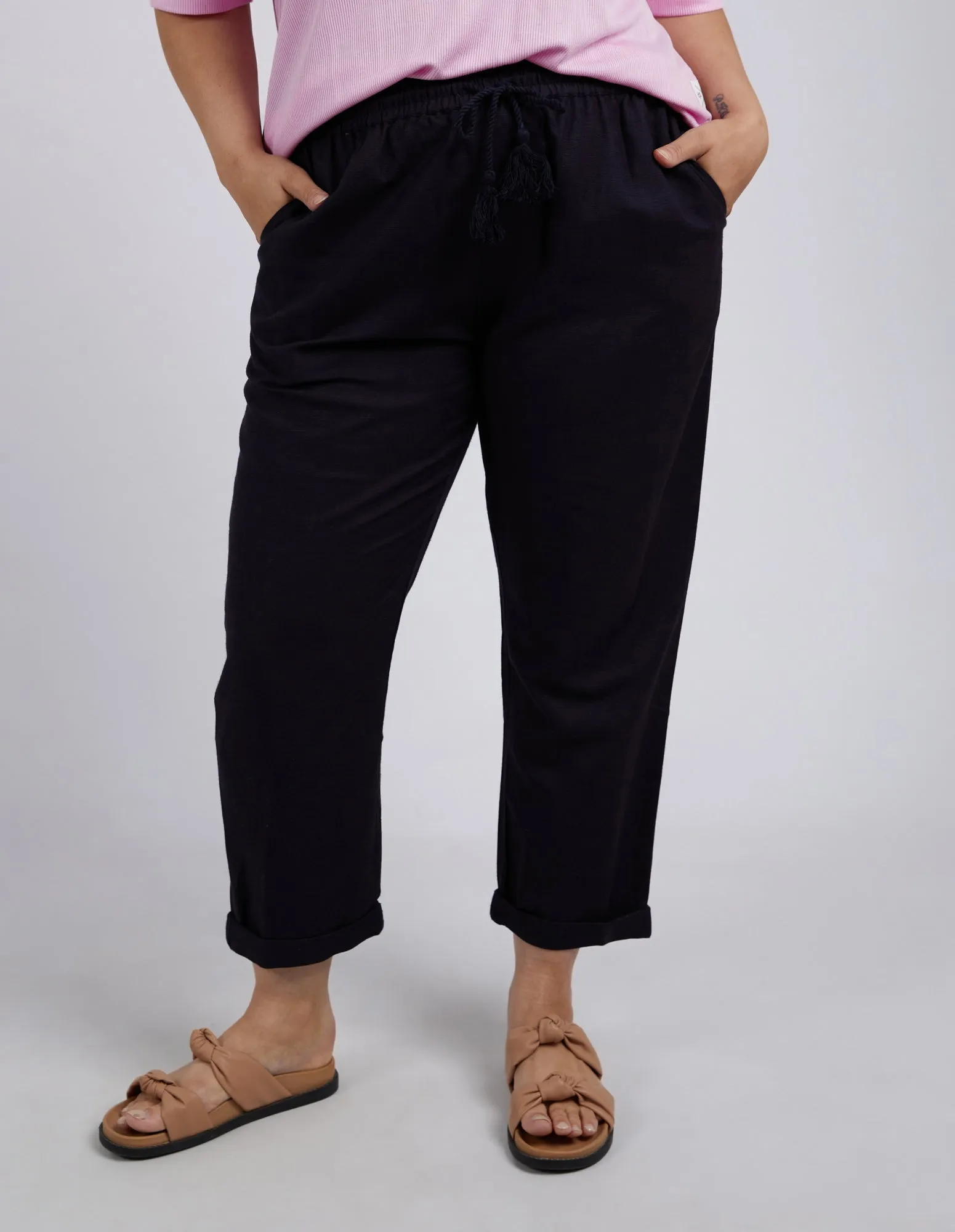 Clem Relaxed Pant Dark Sapphire