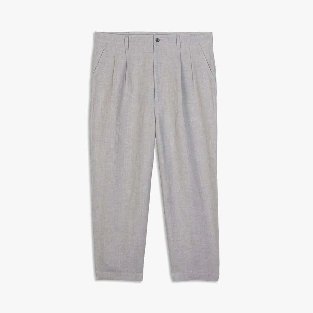 COMME des GARÇONS HOMME Linen Chambray Pants / Light Grey