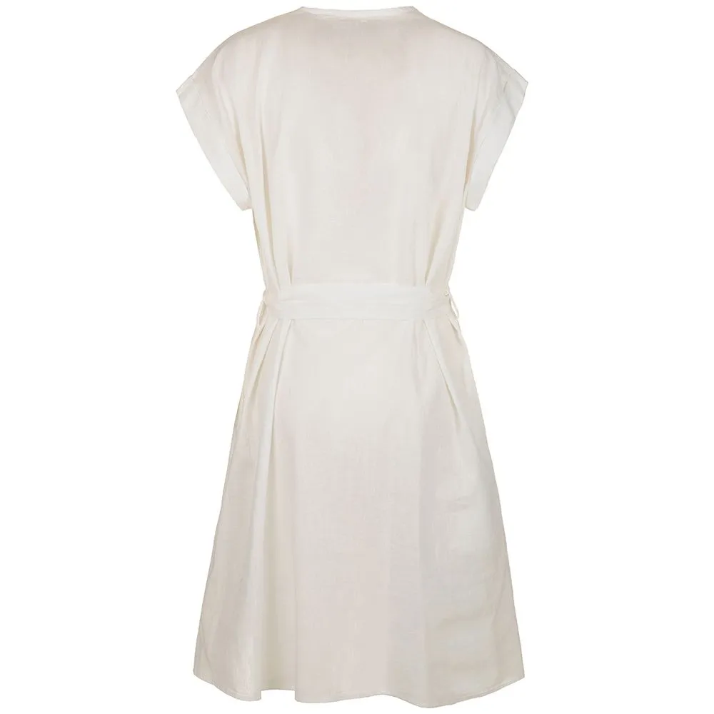 Fred Mello White Cotton Women Dress