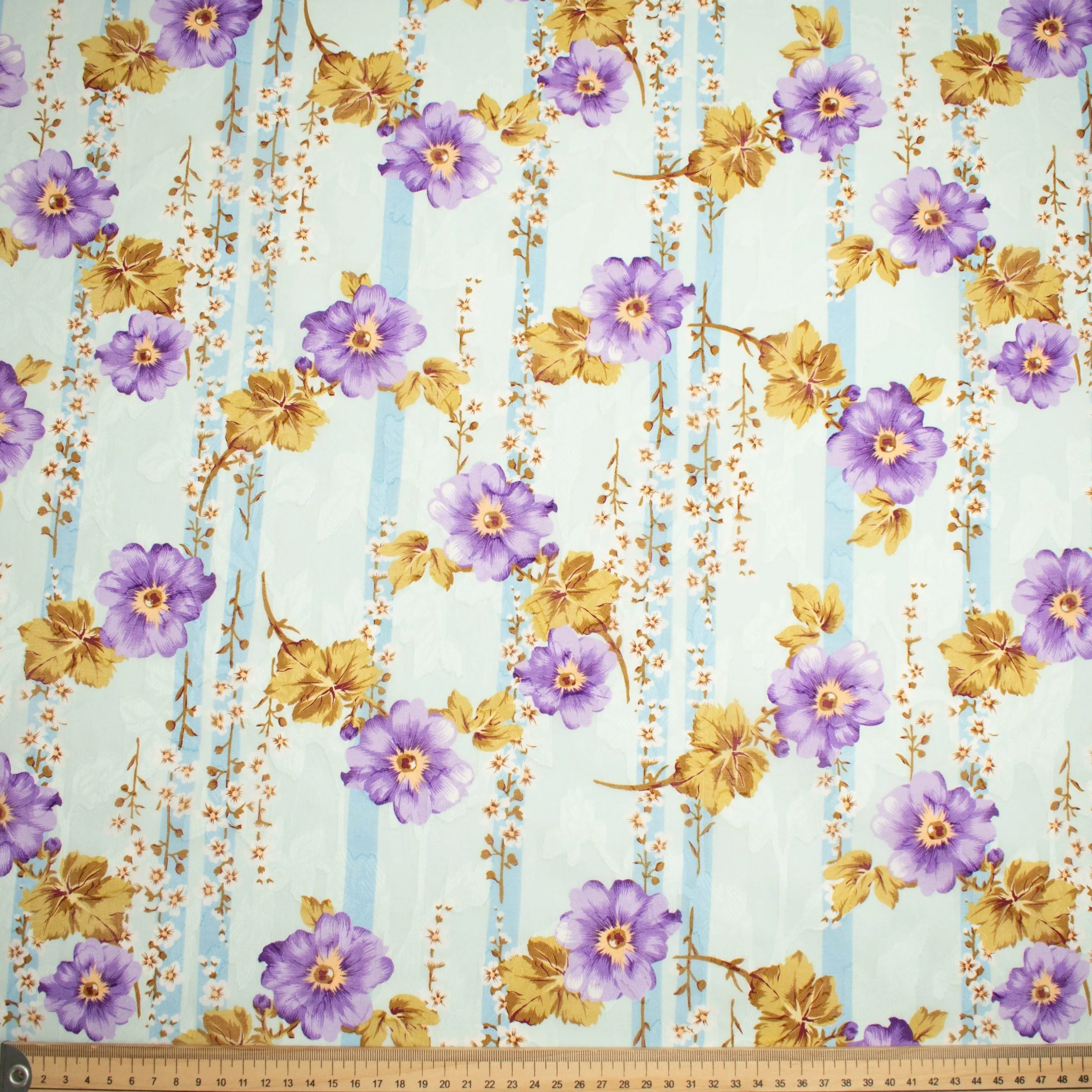 Japanese Pure Cotton Lawn Jacquard Embossed Floral Prints Design-20