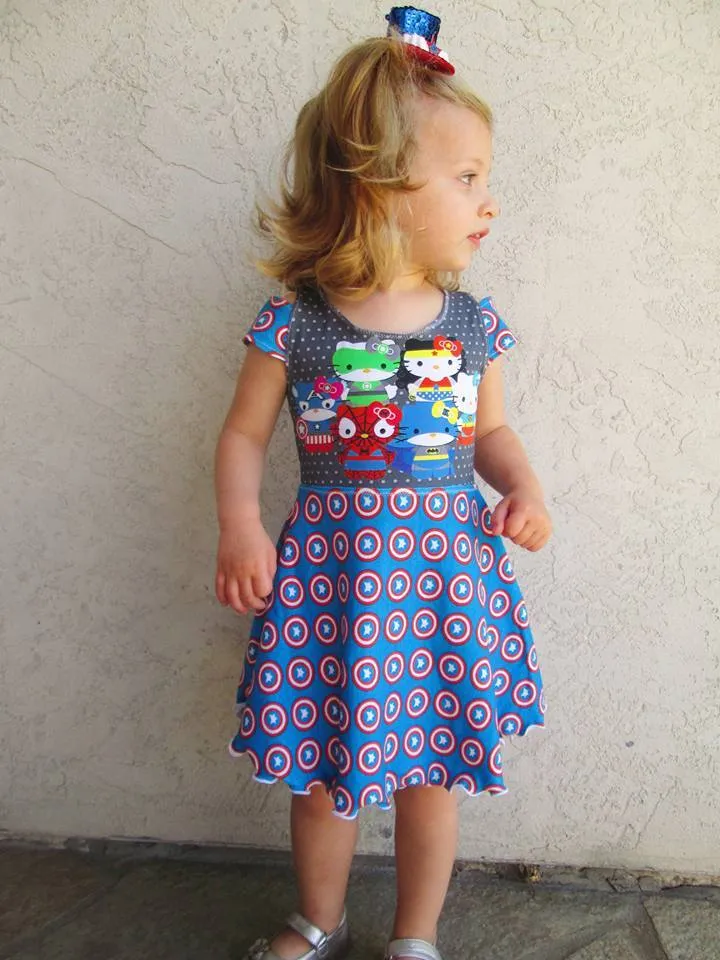 Kids Breezy Dress Pattern