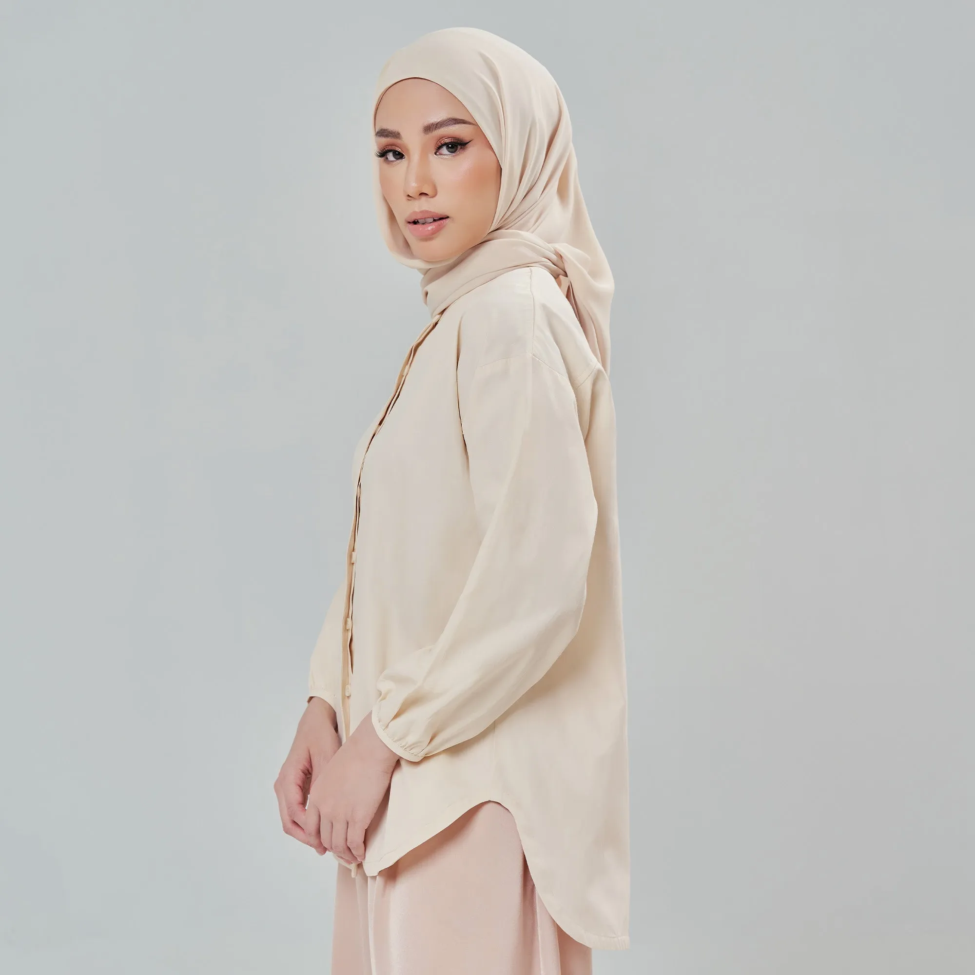 Loose Top - Light Beige