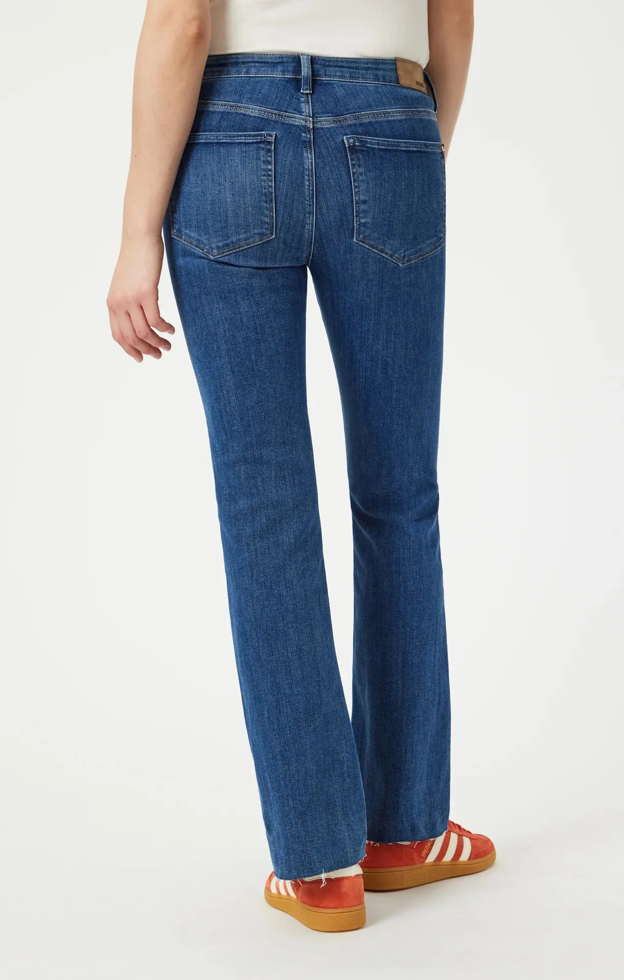 Mavi Maria Flare Jeans Mid Brushed Flex Blue