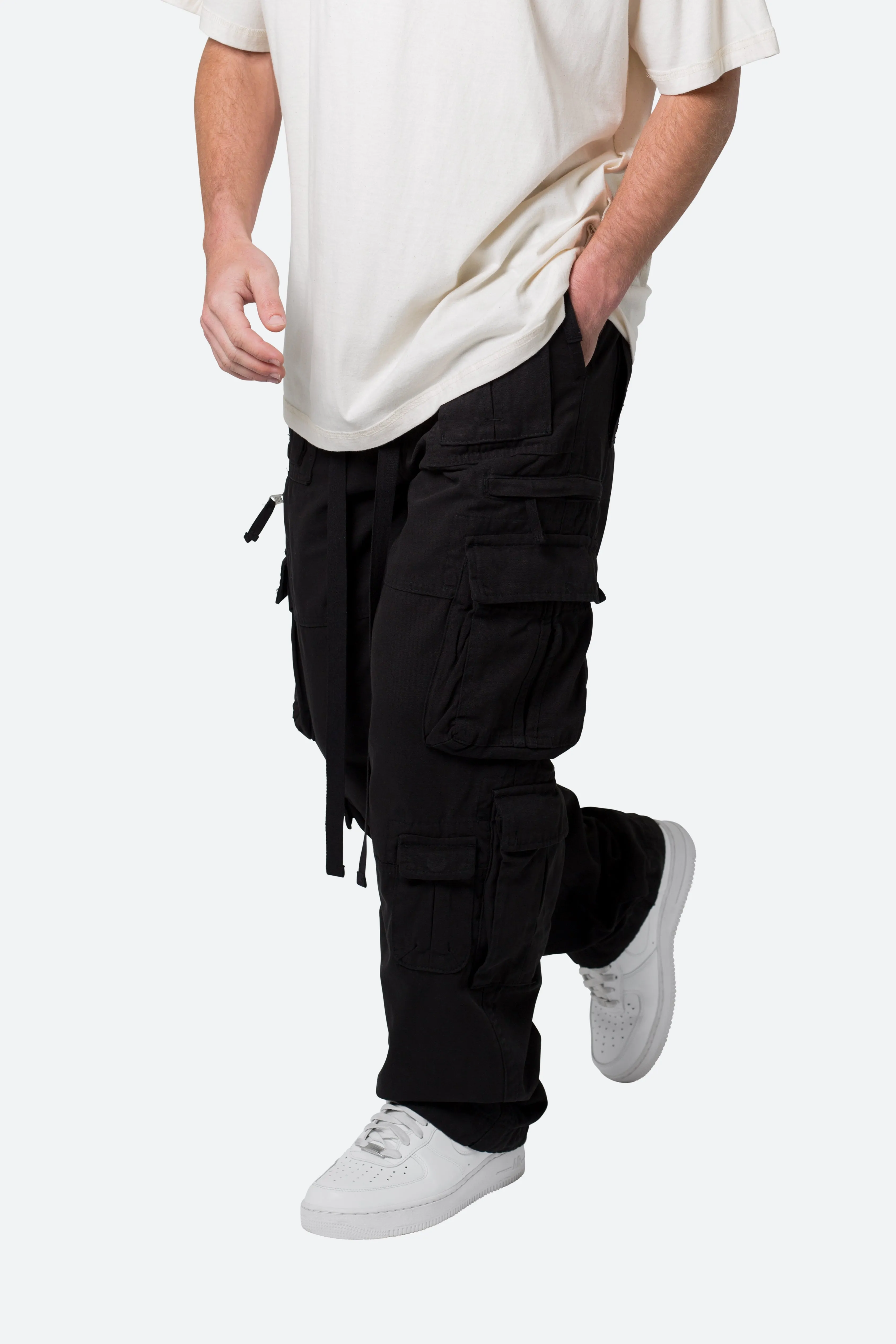 Military Cargo Pants - Black