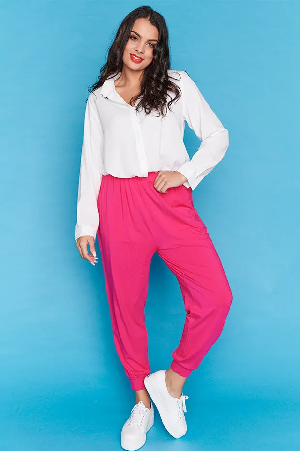 Misty Hot Pink Relaxed Pants