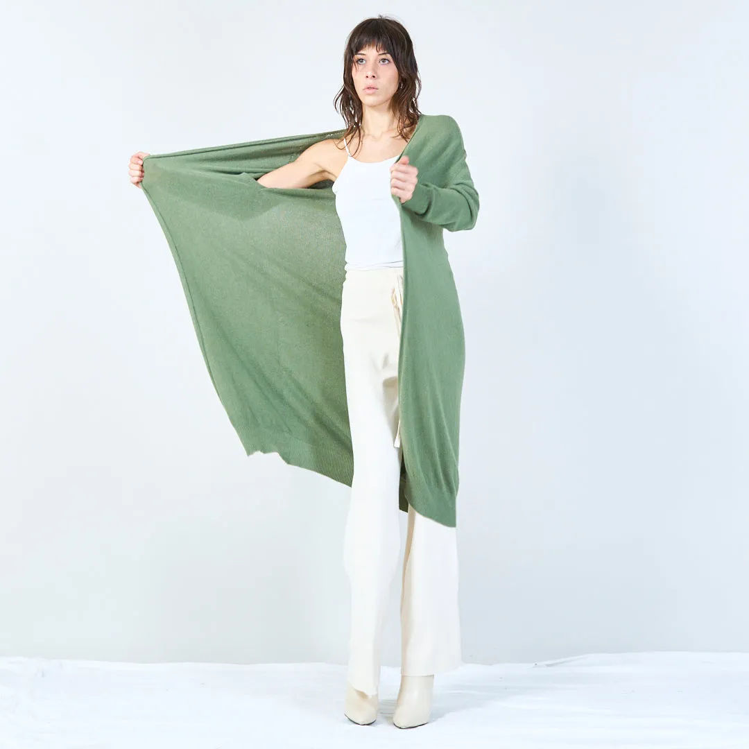 Oversized open-front cardigan wholesale