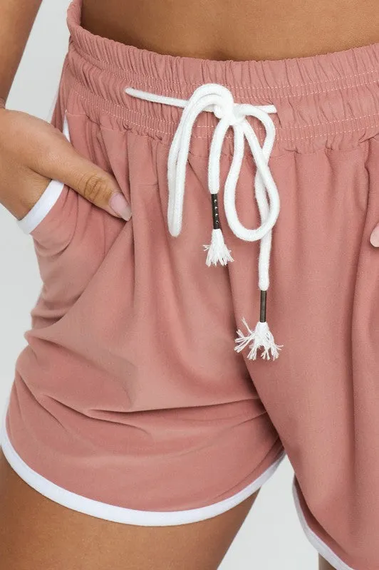 Pink Running Shorts