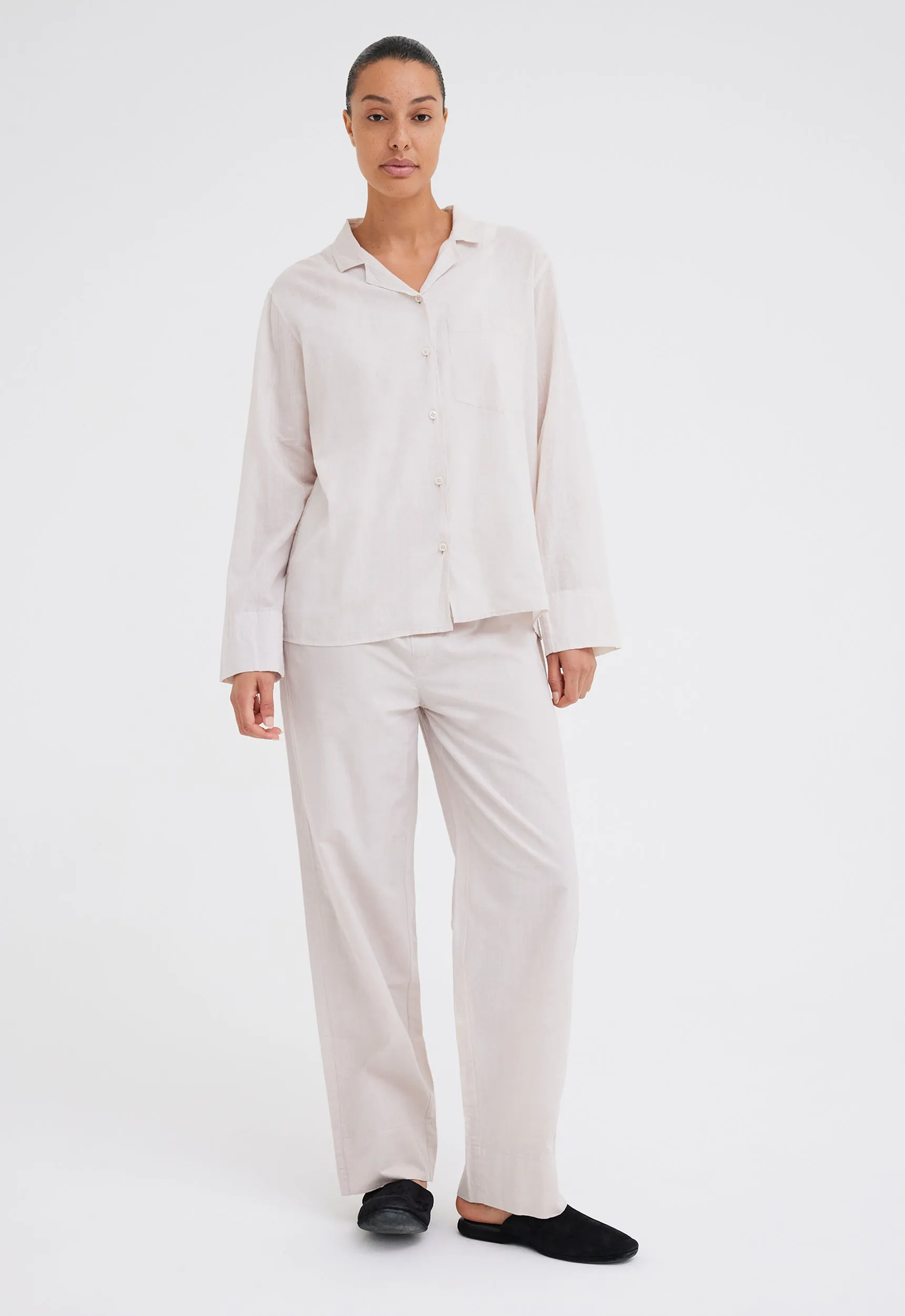 Pyjama Cotton Shirt - Cirrus Pink