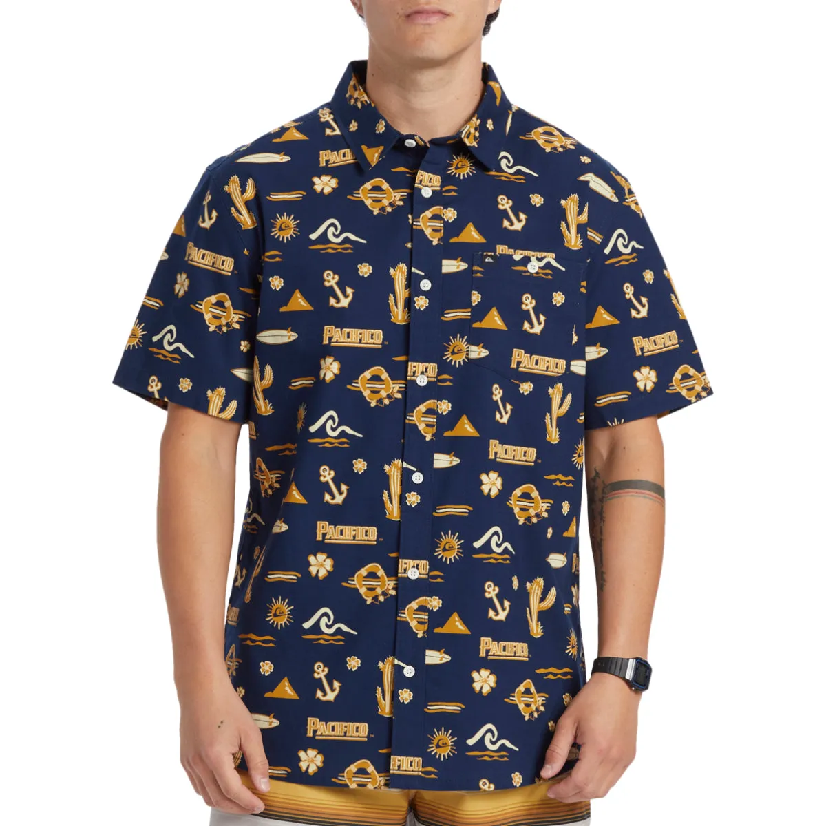 Quiksilver Pacifico Short Sleeve Button Up Shirt