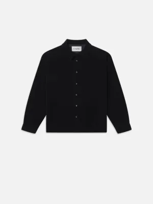 Relaxed Corduroy Overshirt -- Dark Navy