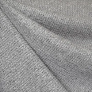 Soft Brushed Waffle Sweater Knit Grey