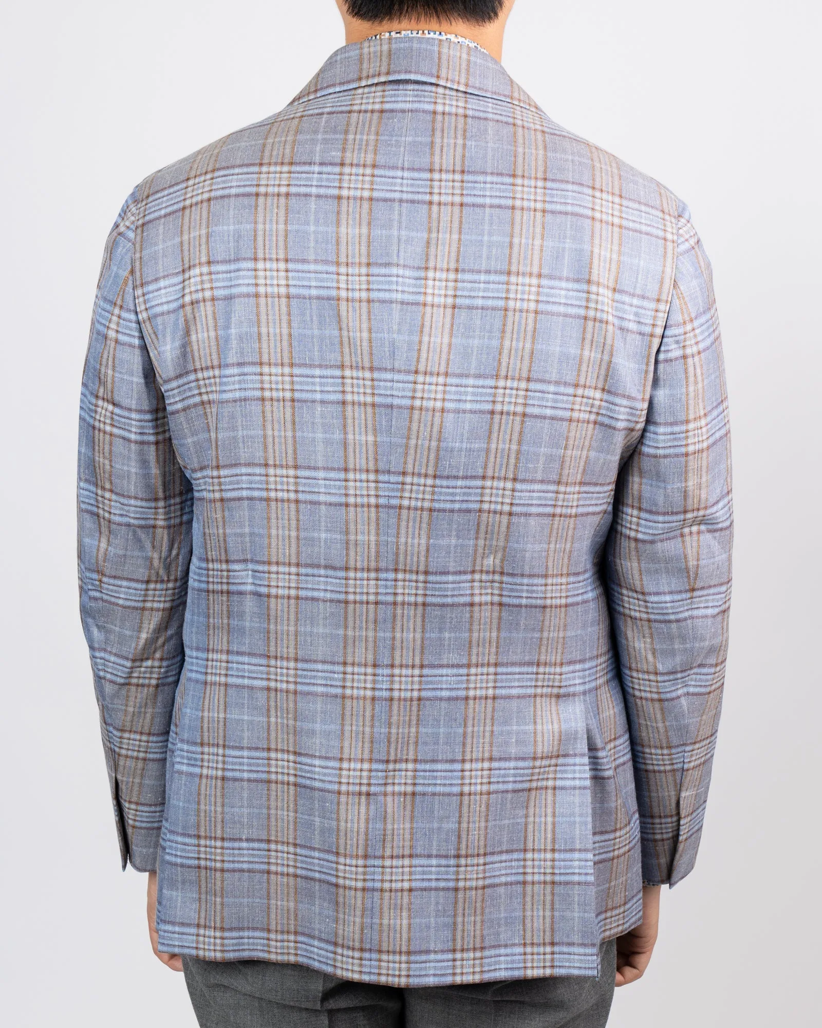 Tan & Rust Plaid Sportcoat