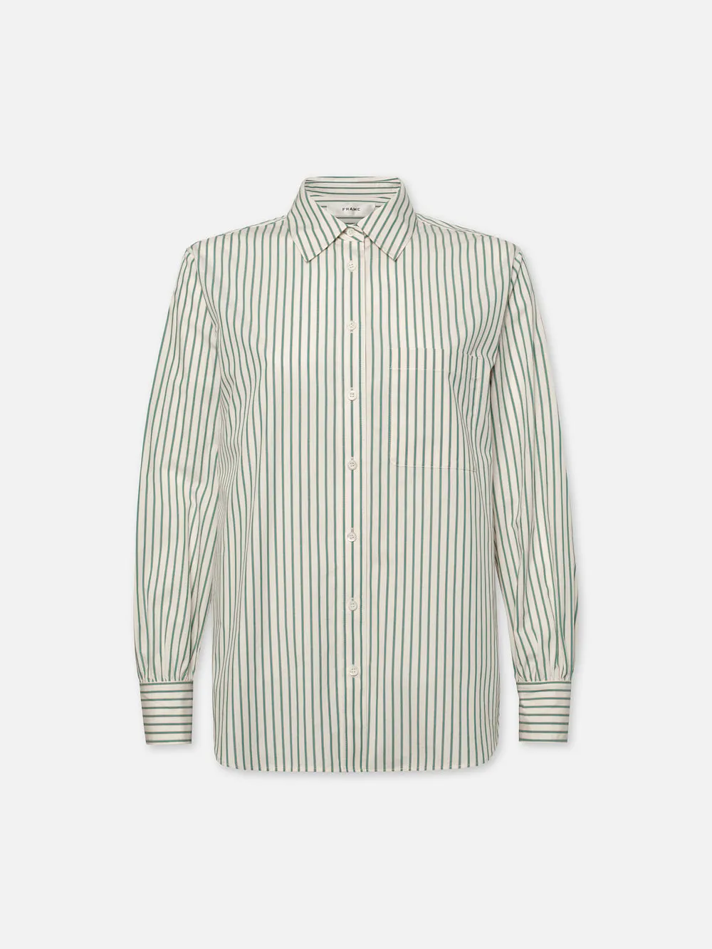 The Borrowed Pocket Shirt -- Green Gem Multi