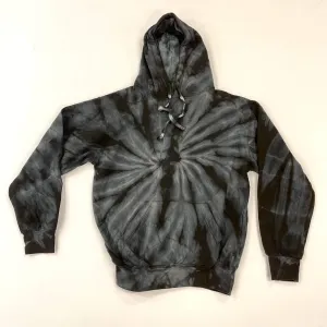 Tie Dye Black Spider Hoody