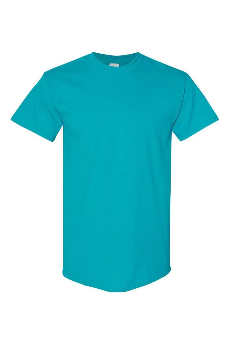 Turquoise Stacked Skeleton Short Sleeve Relaxed Fit T-Shirt