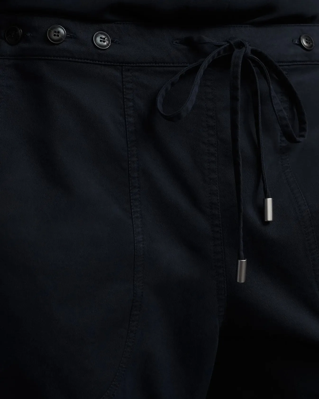 TWP - Jetties Beach Pant in Midnight Stretch Compact Cotton