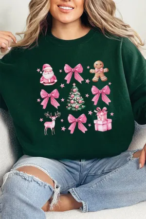 Wishing For A Pink Christmas Heavy-weight Crew Sweatshirt