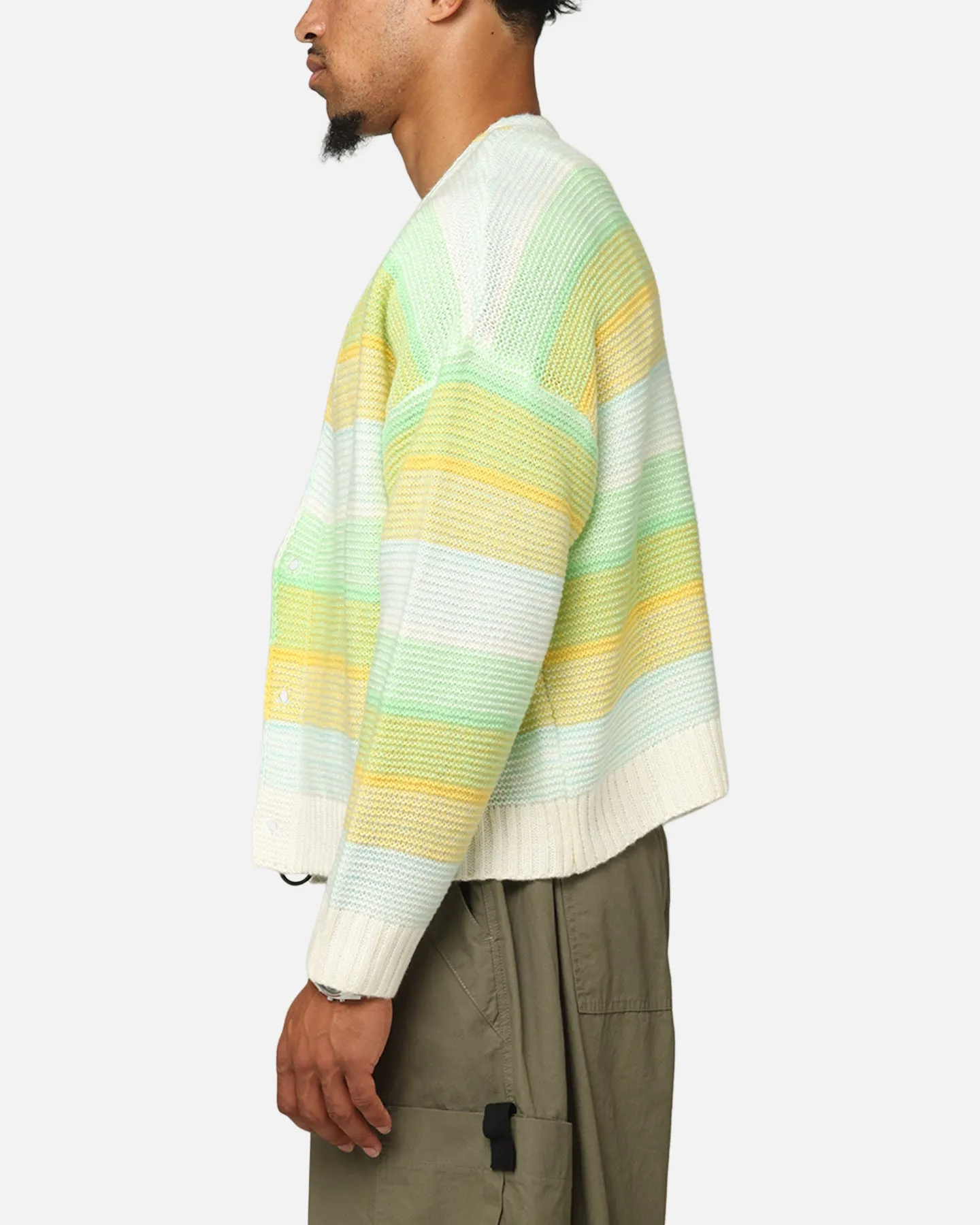 XXIII Striped Cardigan Green/Blue/Yellow