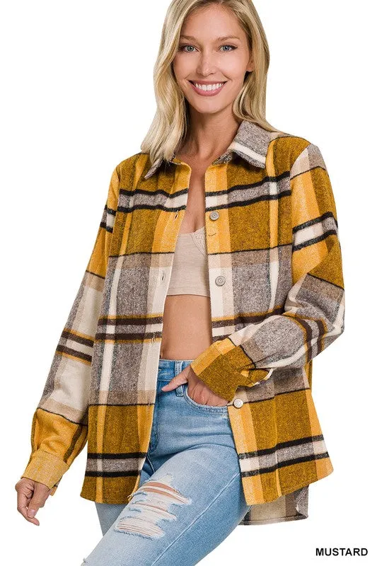 Yarn Dyed Plaid Shacket