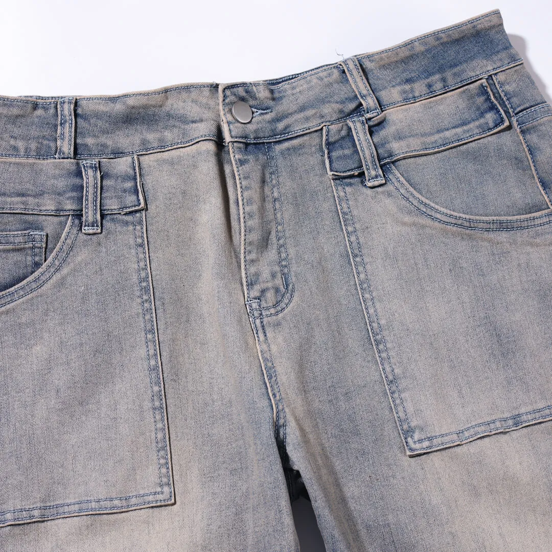 Yasuhiro Faded Jeans